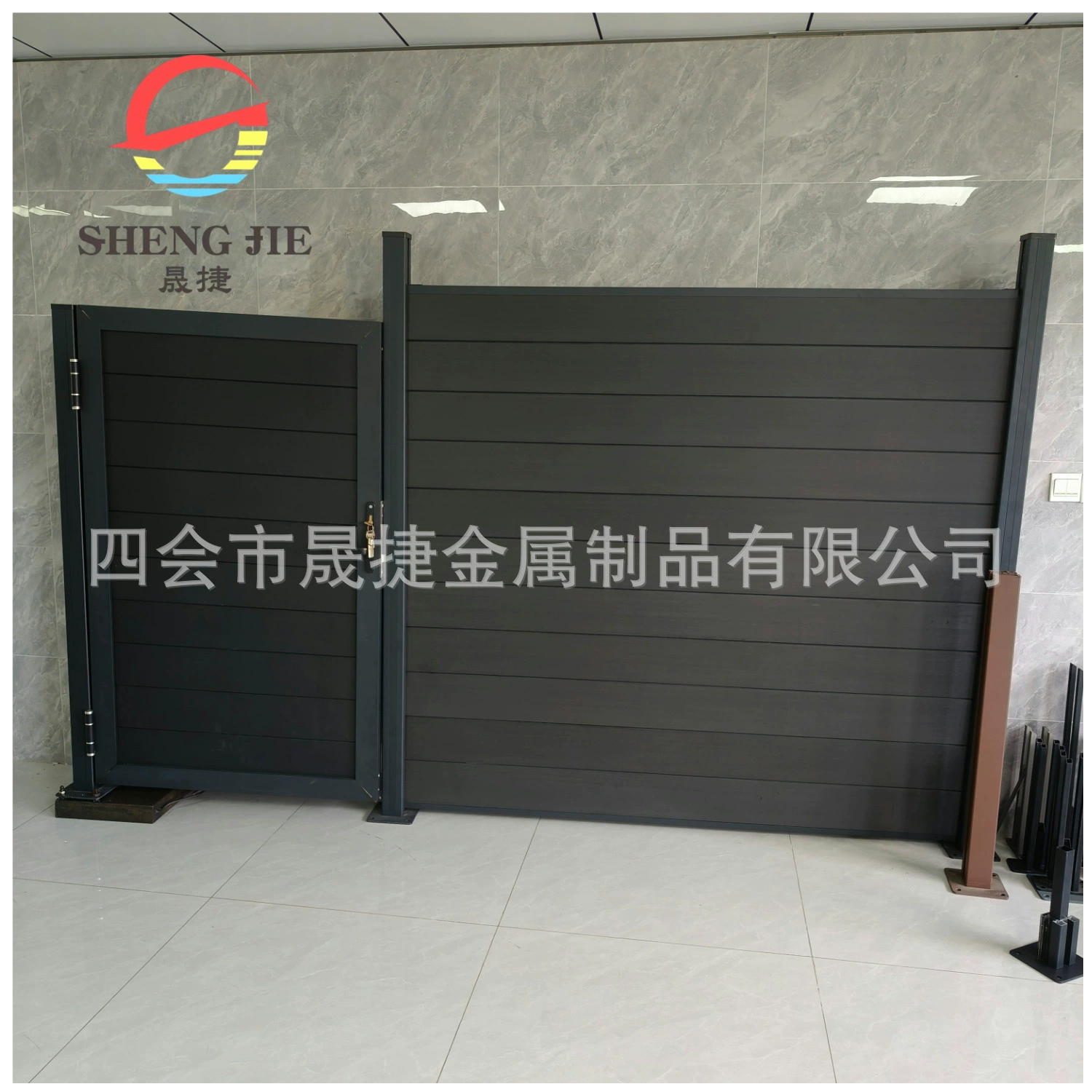 Двор ворота алюминиевый сплав садовый забор дверь европейский стиль виллы двор алюминиевый художественный лазер деревенский забор двери