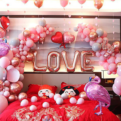 Wedding Balloon Set Wedding Room Decor New Wedding Proposal Festive Wedding Supplies Wholesale Party Latex Balloon