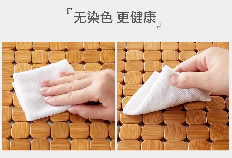 Car Seat Cushion Bamboo Mat Summer Cooling Pad Single Piece for Truck and Car Breathable Bamboo Mat Universal
