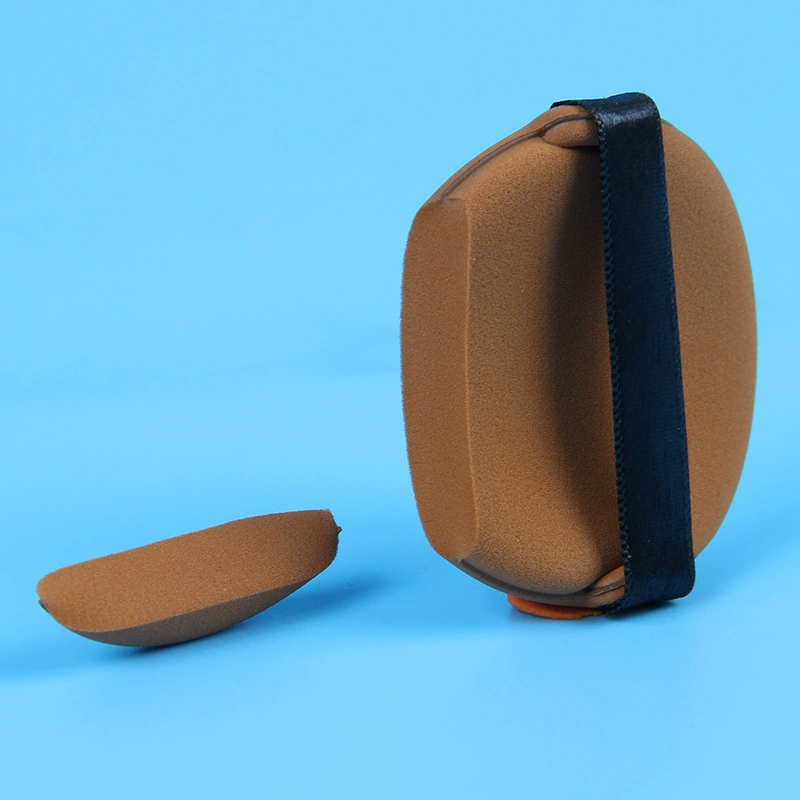 Makeup Sponge Puff, Organic Foundation Applicator, Teardrop 13 mm with Strap Handle
