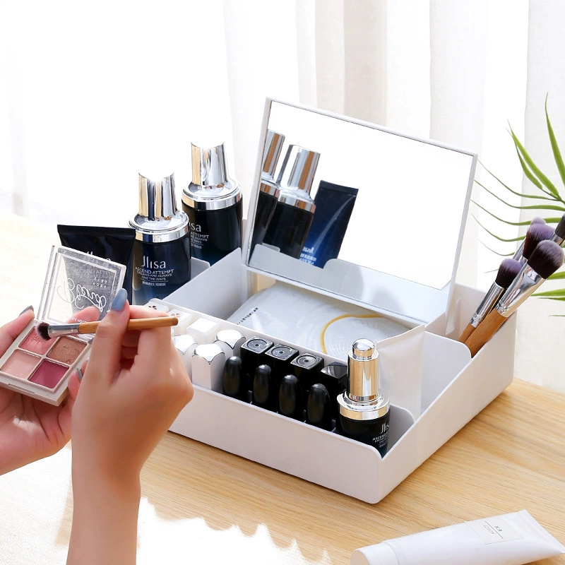 Table storage box, transparent makeup remover for skin care