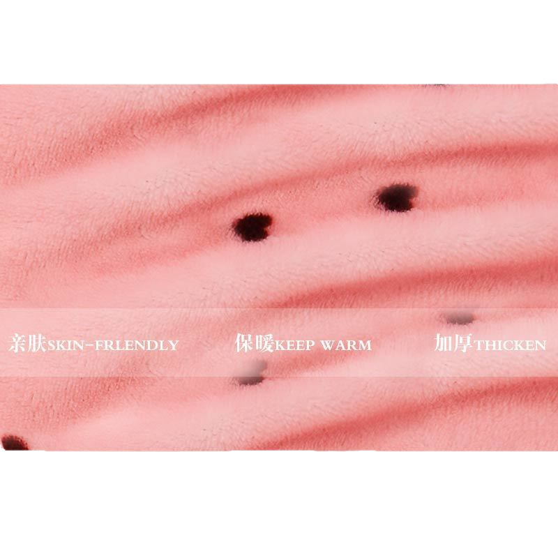 Pijamas de las mujeres Otoño e Invierno coral polar lindo engrosada estilo coreano franela caliente de dibujos animados más tamaño desgaste del hogar traje de invierno