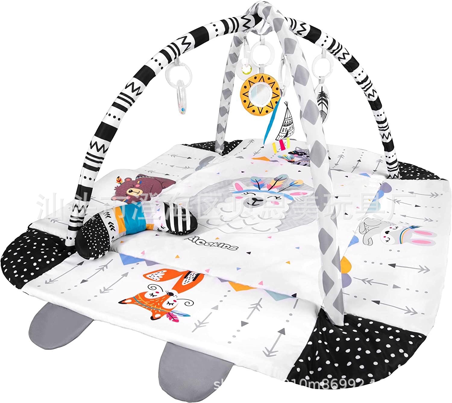 Alfombrilla de gatear multifuncional para bebés Alfombrilla de juego para niños engrosada Alfombrilla de piso anti-caída Alfombrilla de gatear para carpas para niños Educación temprana