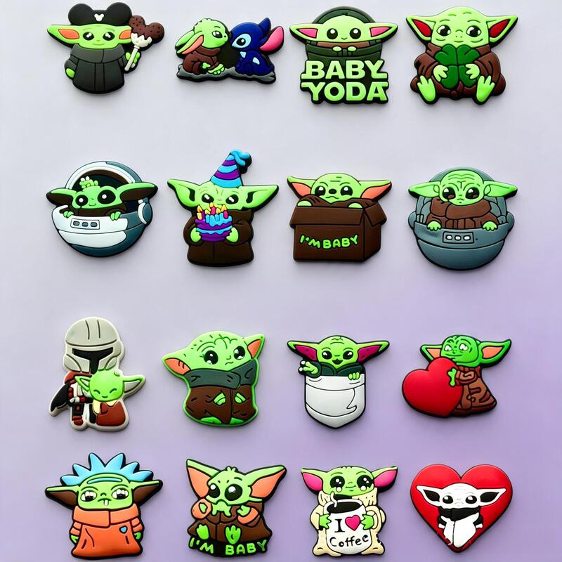 Star Wars Yoda Series Cartoon Clog Shoe Charms, Shoe Buckles, Garden Shoe Decorative Clips, Plastic Decoration Clips Manufacturer Star Wars Yoda Series Cartoon Clog Shoe Charms, Shoe Buckles, Garden Shoe Decorative Clips, Plastic Decoration Clips Manufacturer