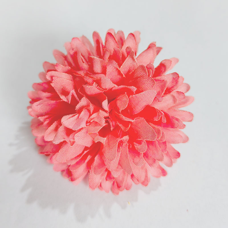 Personalizado de 8 capas de tenis de mesa, flor de crisantemo, material semiacabado, tocado de horquilla, accesorios decorativos hechos a mano, flores