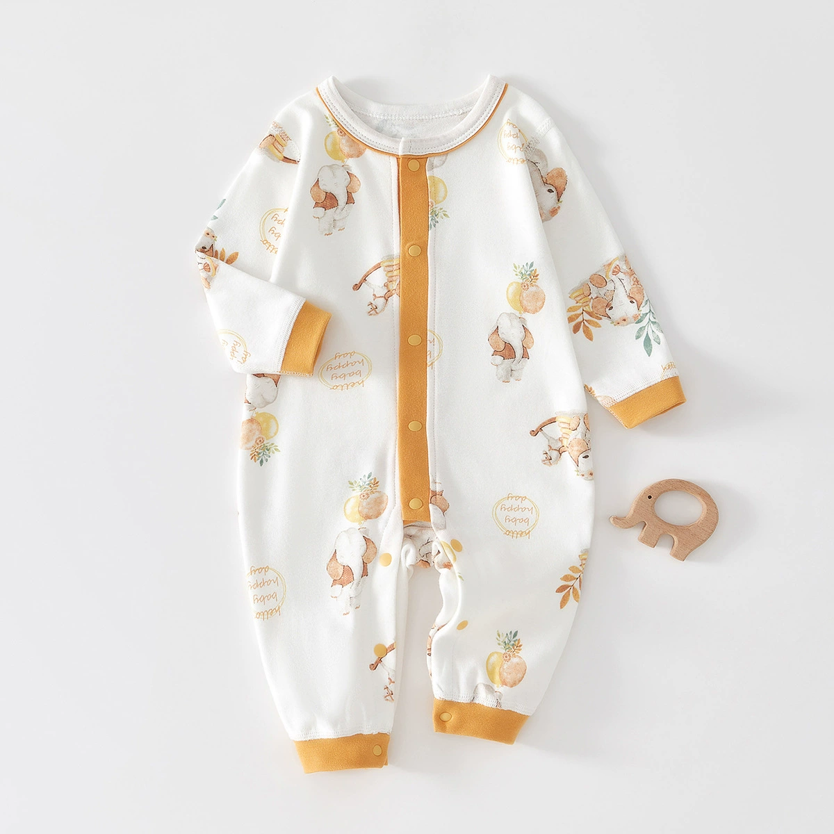 Детские комбинезоны, весенне-осенняя одежда для новорожденных из чистого хлопка, осенние пижамы, весенняя детская одежда для мальчиков и девочек, детская одежда для прогулок.