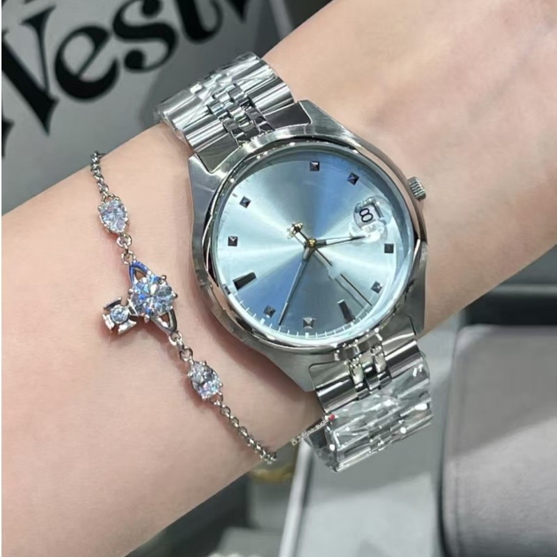 卸売西太后女性腕時計ピンクプレート腕時計女性アイスブレイクブルー腕時計ドラゴンフルーツパープルホワイトムーンライト女性腕時計|undefined