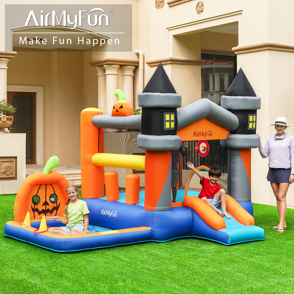 AMF | Inicio castillo inflable Casa de Halloween castillo inflable niños Fiesta Castillo inflable niños
