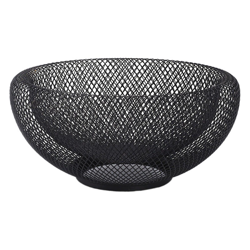 Скандинавская креативная корзина для фруктов из железной проволоки двойная Современная корзина для хранения закусок тарелка для сухофруктов Бытовая тарелка для фруктов