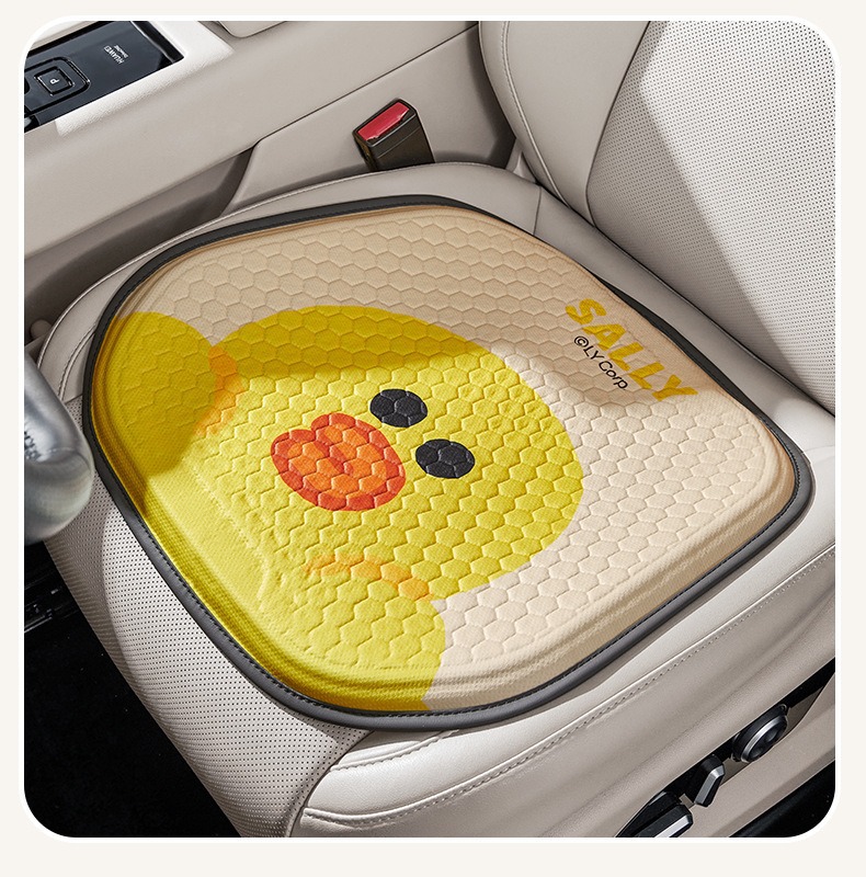 Car Seat Cushion, Summer Cool and Breathable, High-End Cooling Pad, Single-Piece Cushion for the Car, Universal for All Seasons, Honeycomb Gel Seat Cushion