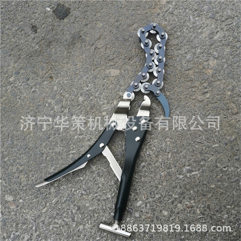 济宁新式管道五金工具割管子 汽车排气管切割钳 链条式管子割刀