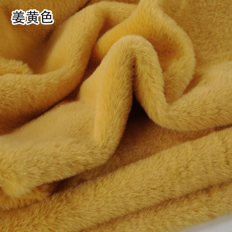 暗号化は、ウサギの毛のベルベットの布の毛皮の布の短いぬいぐるみの手作りdiyカウンターのマフラーの抱っこ人形を模倣しています|undefined