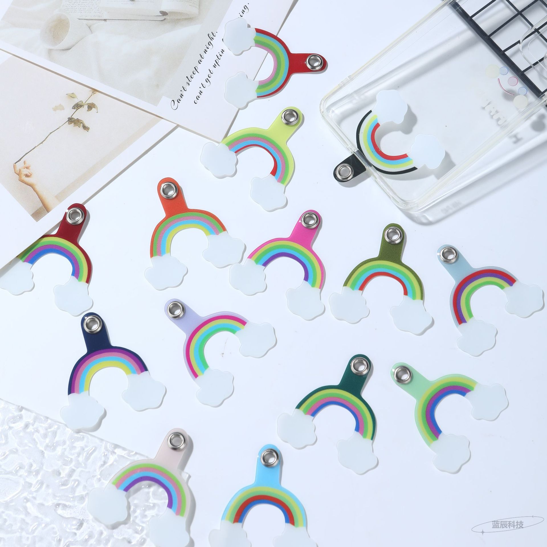 creative cartoon rainbow cards
