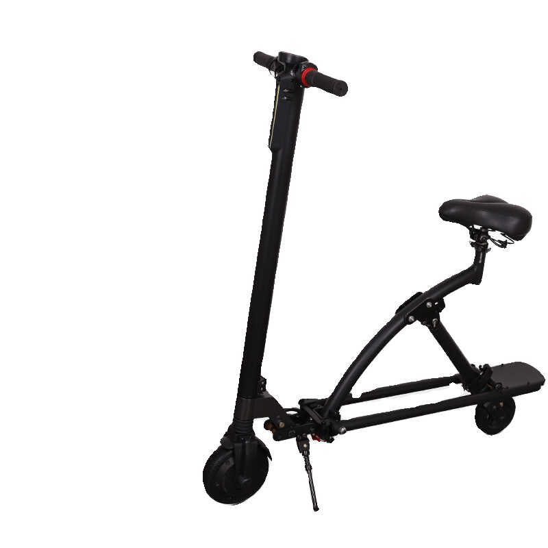 Electric scooter, foldable electric vehicle, two-wheeled, unisex, ultra-long battery life, mini mobility aid, electric bike