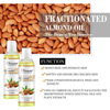 Almond moisturizing brightening massage oil for face full body, wholesale