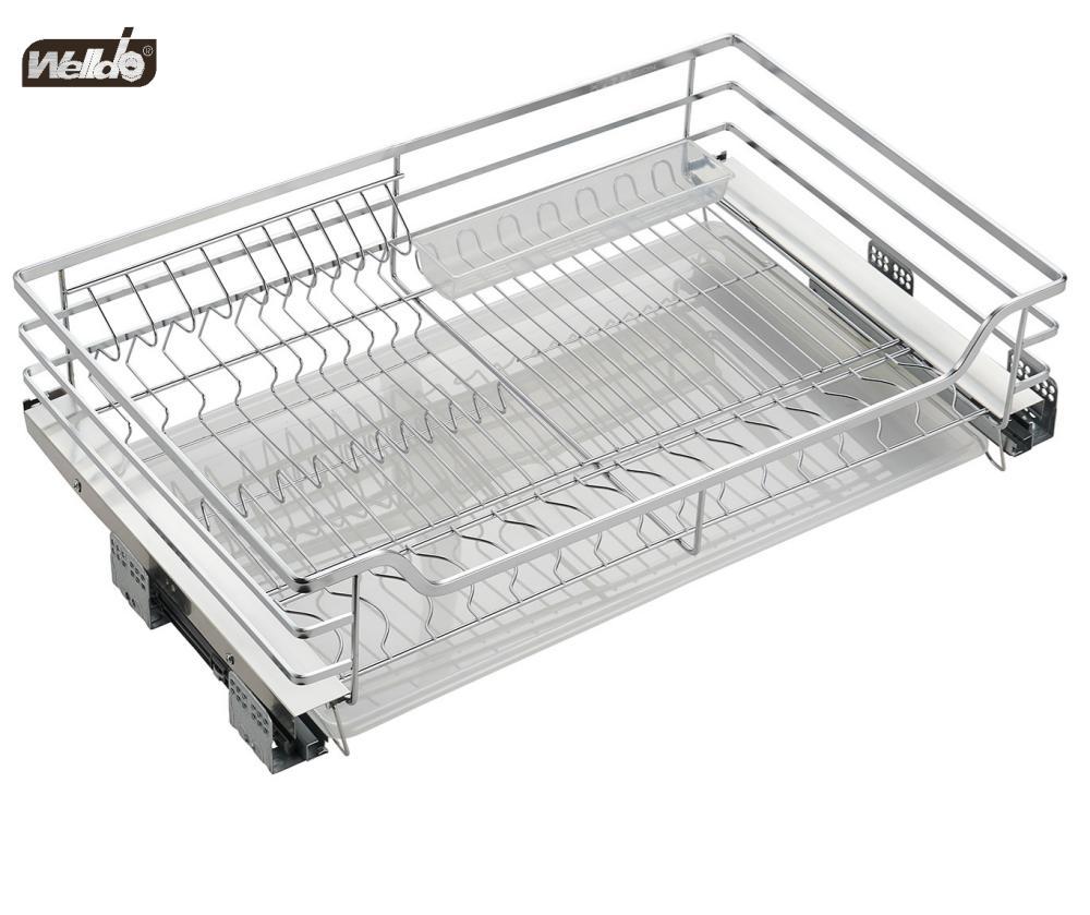 Welldo纬东 厨房地柜抽屉式炉台碗碟拉篮橱柜抽屉式碗碟拉篮