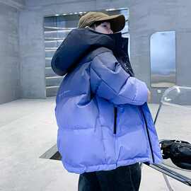 男童三防短款羽绒服冬季2025新款潮儿童中大童秋冬装免洗外套加厚