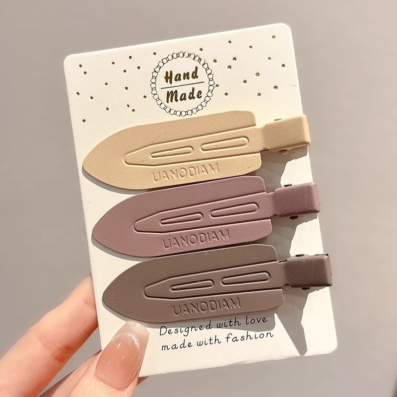 Coreano de color cremoso dulce corazón de la niña BB clips lindos multifacéticos para niños cabello de pelo mar roto clips de cabello tocado clips laterales