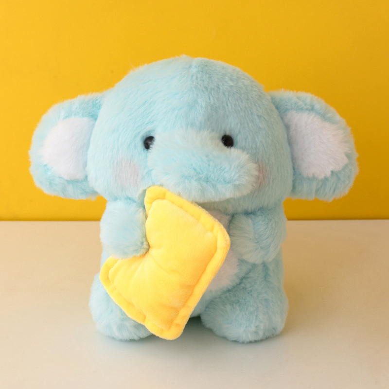 Nuevo buen día elefante juguete de peluche acompañado muñeca tranquilizadora muñeca agarrar muñeca decoración del hogar