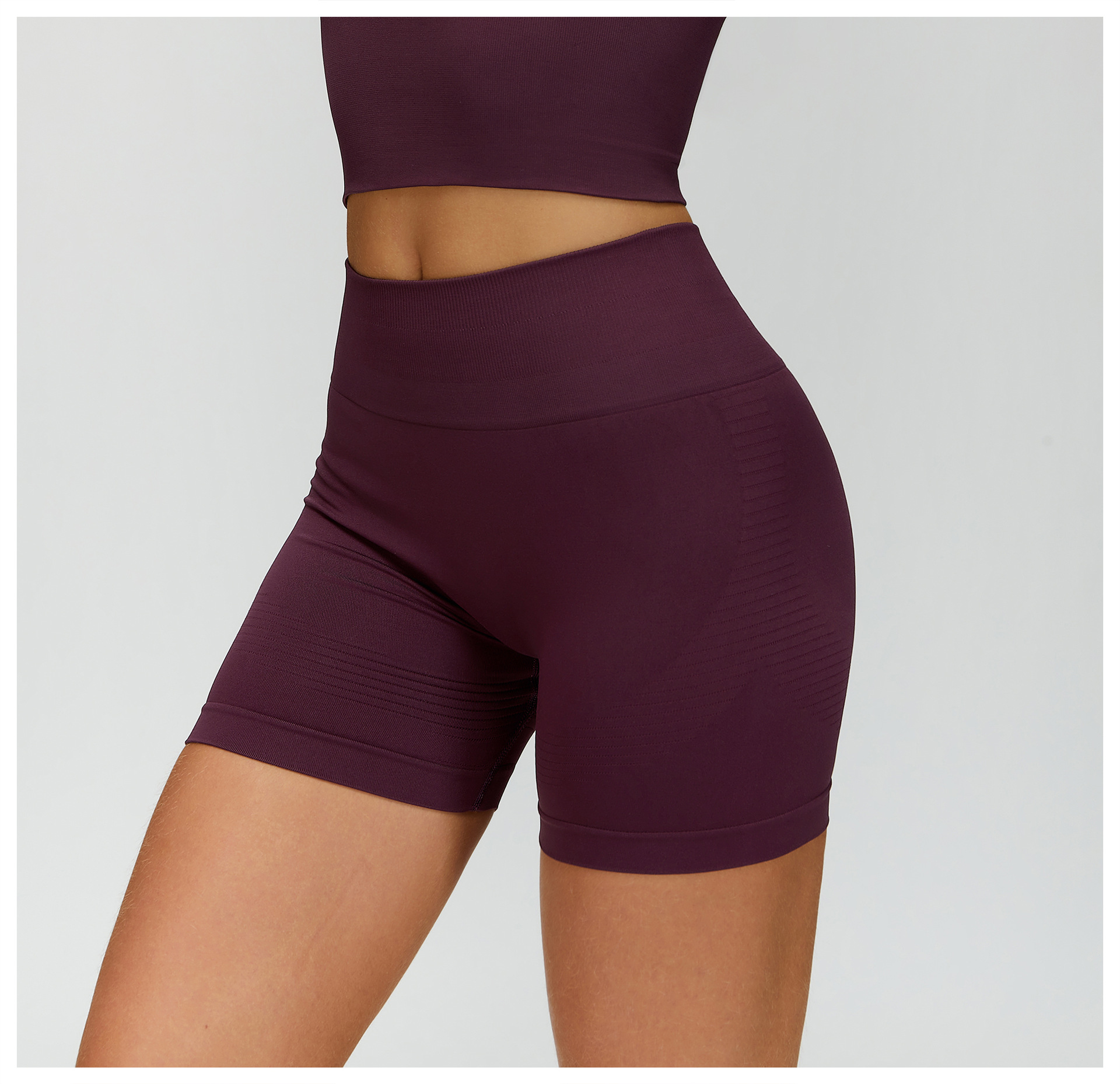 Seamless High-Waisted Yoga Shorts For Women – Peach Lift Design, Squat-Proof Workout Shorts For Gym, Running & Outdoor Activities_ecoleips.com
