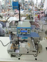 Venta al por mayor de seis segmentos microordenador automático alimentador de cinturón banda elástica ropa interior fábrica de ropa industrial máquina de coser