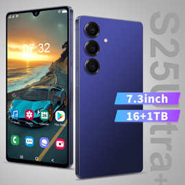 S25+ 跨境新品安卓7.3英寸高清屏2+16G 真4G低价智能手机外贸现货