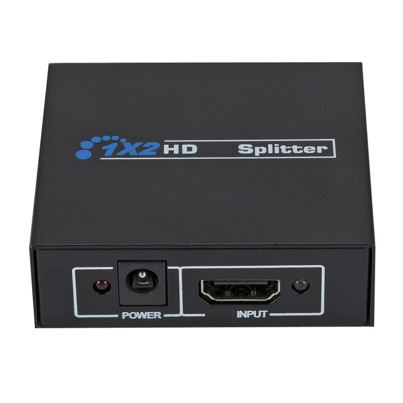 HDMI one-in-two screen splitter HDMI video divider HDMI splitter HDMI one-in and two-out same screen