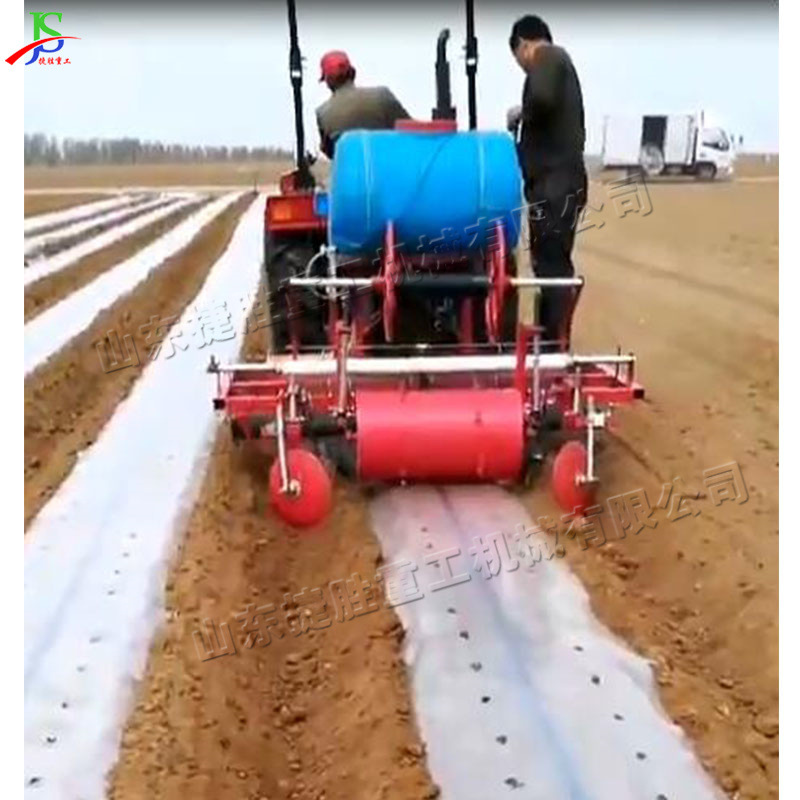 máquina integral de perforación de recubrimiento de película de tierras de cultivo máquina de recubrimiento de película de pulverización tipo trasero de tractor equipo de perforación agrícola image 5