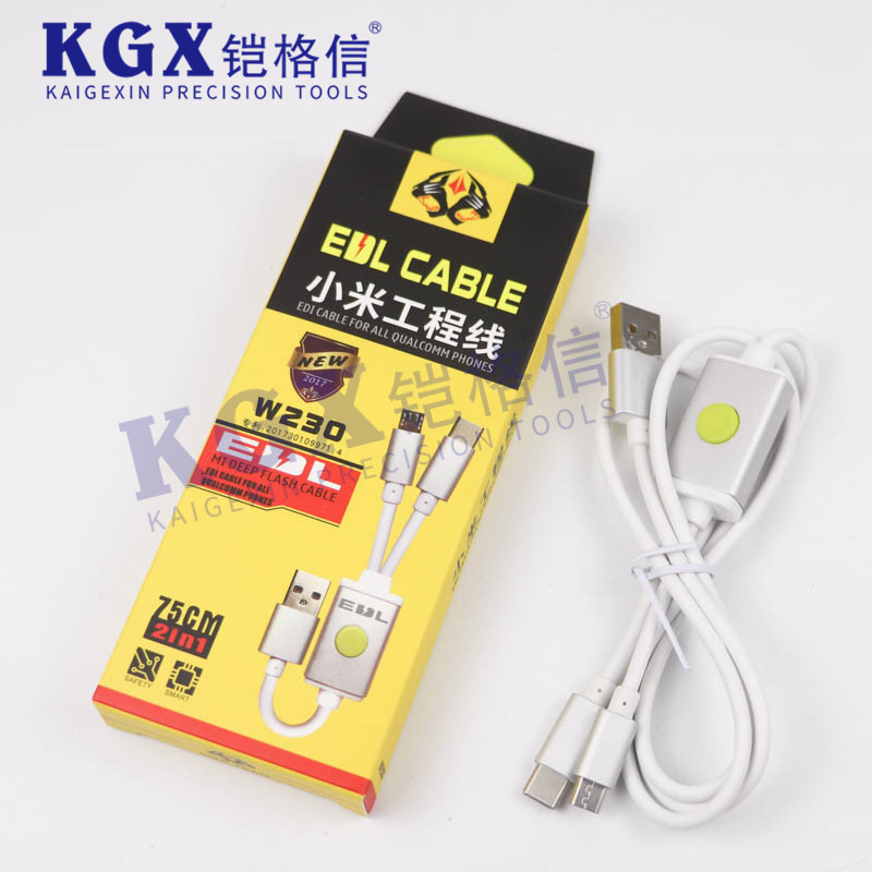 Y型免转换头小米工程线深度刷机线一键进入9006 9008端口无视BL锁