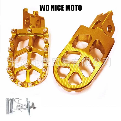 Parts Cnc Pedals Aluminum: Motorcycle pedals - gold