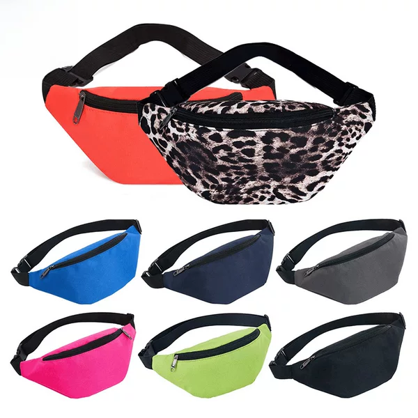 Foreign trade waist bag Korean casual Oxford cloth waterproof chest bag outdoor sports shoulder messenger bag factory wholesale