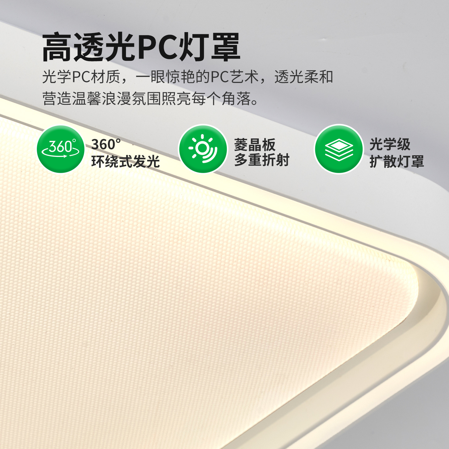 Luz principal de la sala de estar moderna y minimalista led de protección de ojos de espectro completo ultra delgada 2026 nueva lámpara de techo de dormitorio L263
