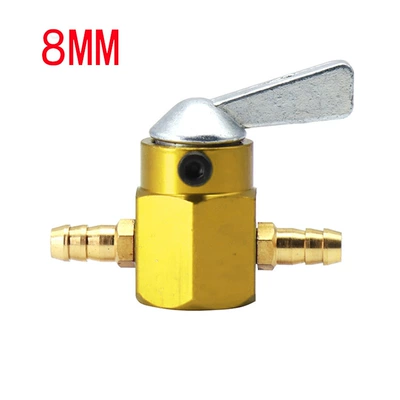 6mm 8mm Fuel Valve: Motosiklet ləvazimatları və aksesuarları - yellow-8mm