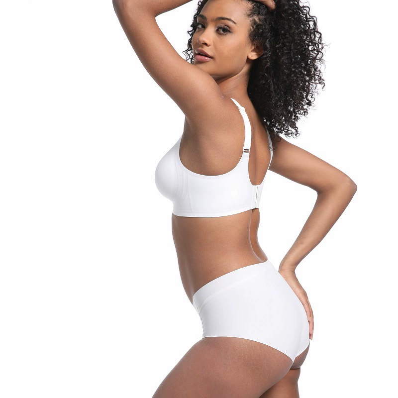Straps, underwear, thin wireless bra, set, European style