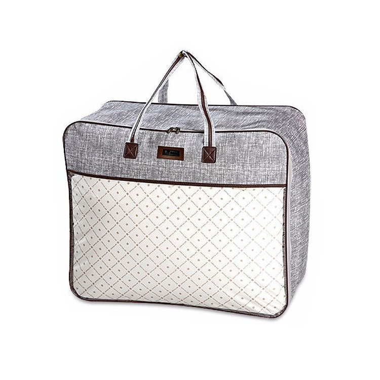 厂家直销批发大容量加厚牛津布包装被袋 床上用品透明手提收纳袋