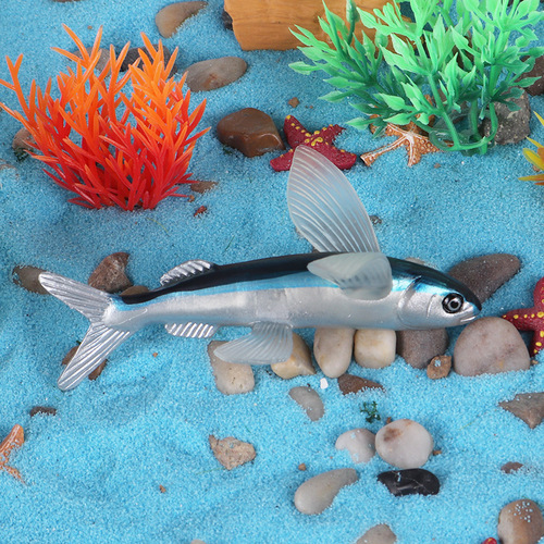 Simulated realistic deep-sea creature ocean animal model flying fish butterfly fish lionfish little tuna toy decor