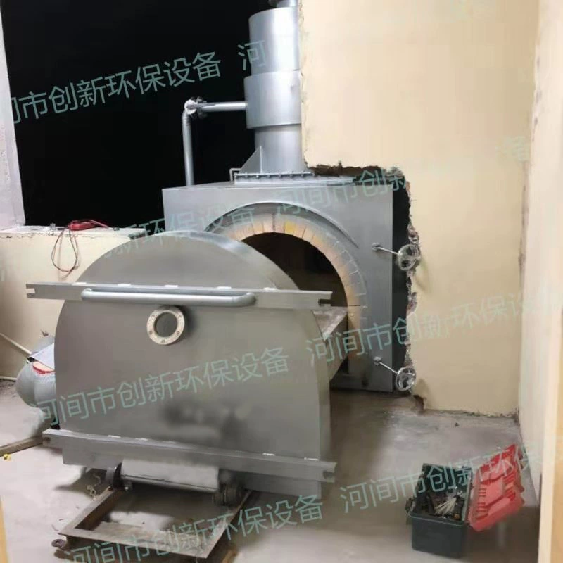 Инновационная автоматическая печь для кремации домашних животных безвредная обработка животных мусоросжигательный завод