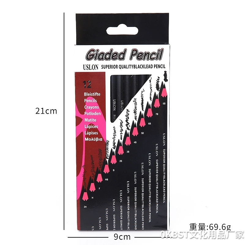(Cross-border trading), professional pencil, set, brush for students for adults, drawing apron, 12 pieces