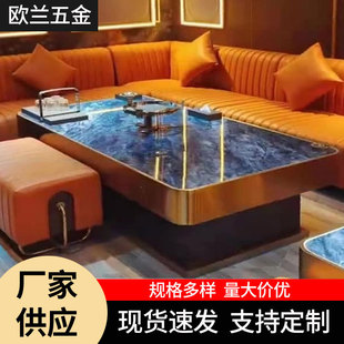 Source Manufacturer Entertainment Club B&B Booth Bar Tables and Chairs Ktv Tea Table Slate Tea Table Ktv Marble Coffee Table