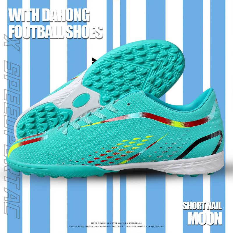 Neue Indoor-Fußballschuhe mit flacher Sohle für Kleinfeldfußball, große Trainingsschuhe für Holzböden_voghion.com