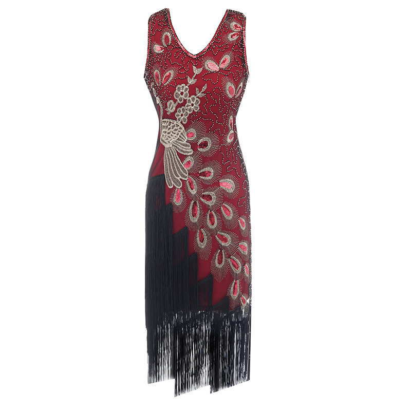 fashionable retro evening dress