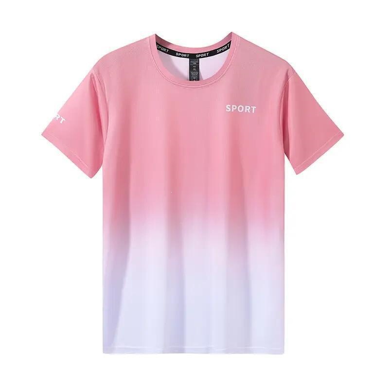 Manufacturer Wholesale Fitness Clothing, Running Sports Tops, Men's and Women's Quick-Drying Morning Running Short-Sleeved Badminton Men's Short-Sleeved T-Shirts