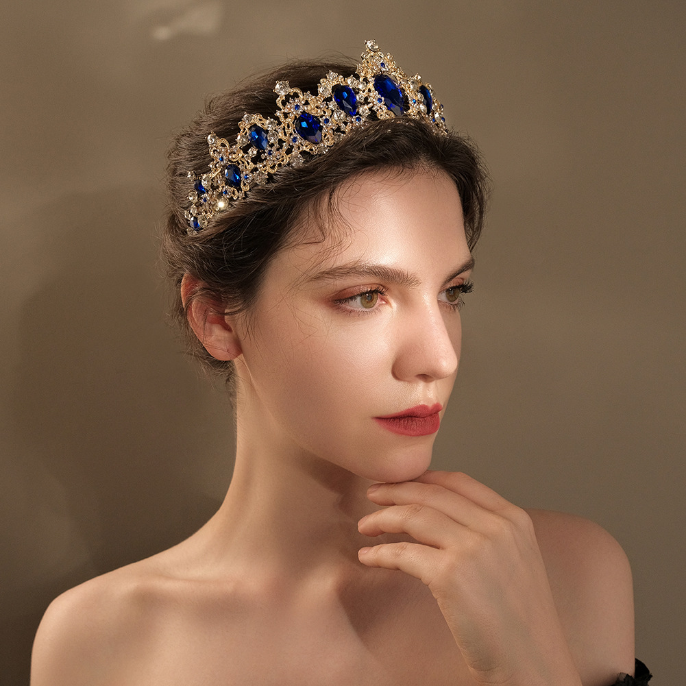 350g Weight Crown Hair Accessories Type 1 Piece Quantity Shopping Occasion Metal Material Simple Style Crown Metal Plating Crown 1 Piece