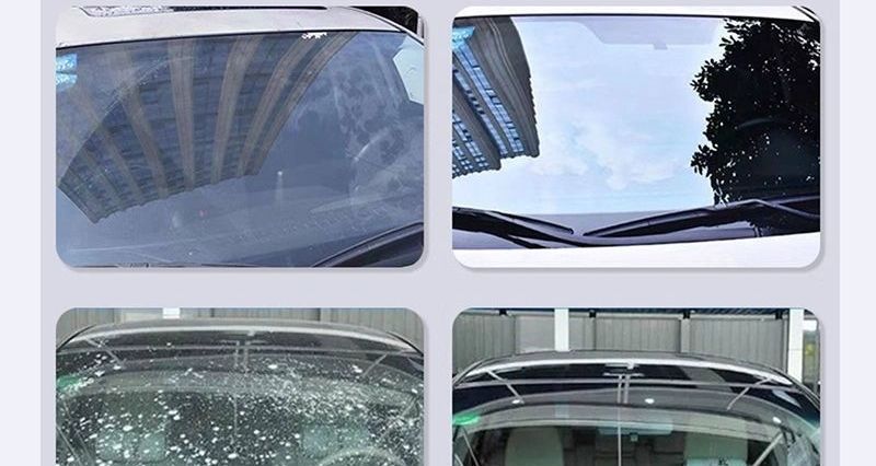 Concentrated oil film remover for car glass, powerful cleaning for wipers, removes oil film, suitable for all seasons, insect repellent