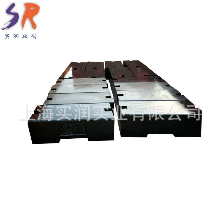 1000 кг чугунный вес для заводской калибровки, лабораторный метод калибровки, код M1, уровень 1 тонна, плоская пластина, вилка и кран, двойное использование