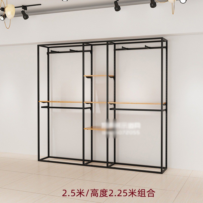 Exhibidor de Ropa para Niños, Estantes de Combinación Libre, Diseño de Exhibidor de Pared o de Pie, Estante, Perchero, Soporte de Exhibición