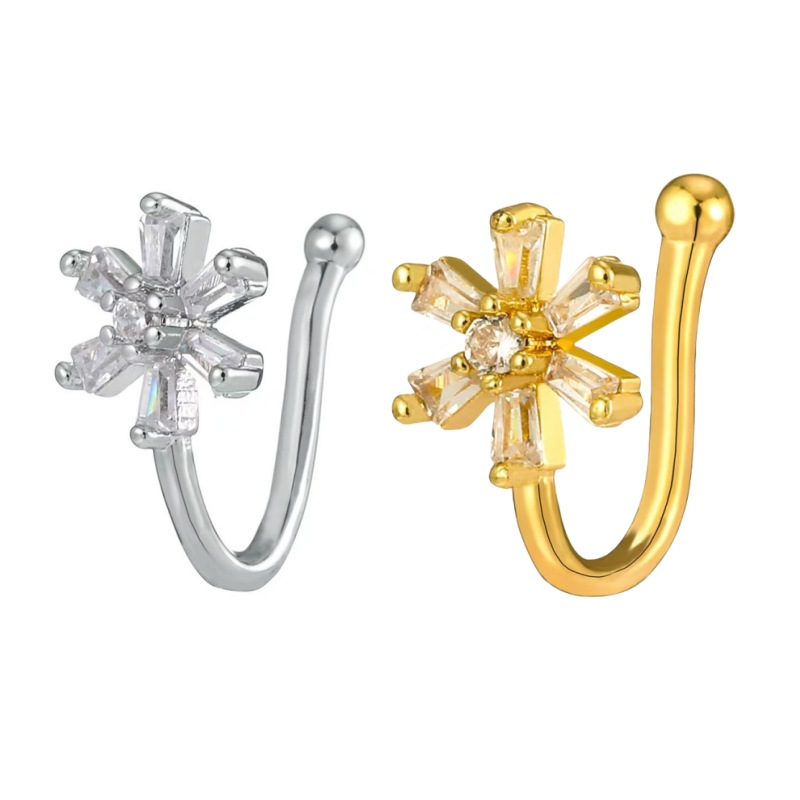 Labret piercing jewelry detail image