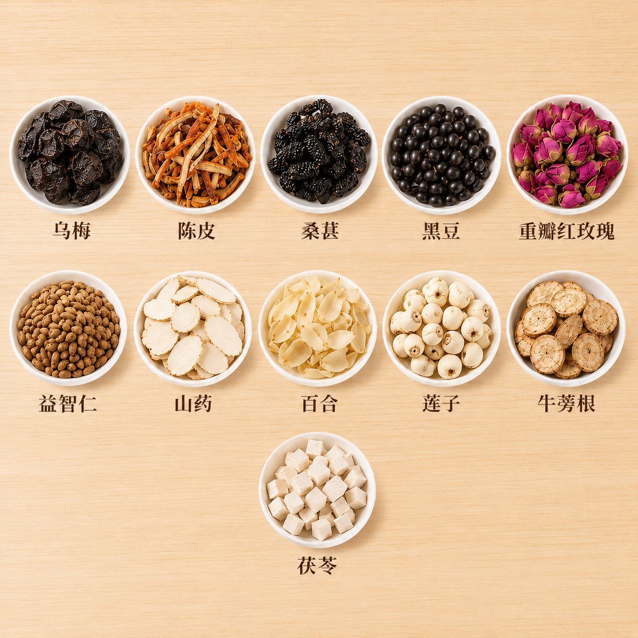 Rose Tangerine Peel Black Bean Herbal Tea Mei Gui Chen Pi Hei Dou Cha 630g 30 Mini Jars Daily Wellness Flower Tea in use