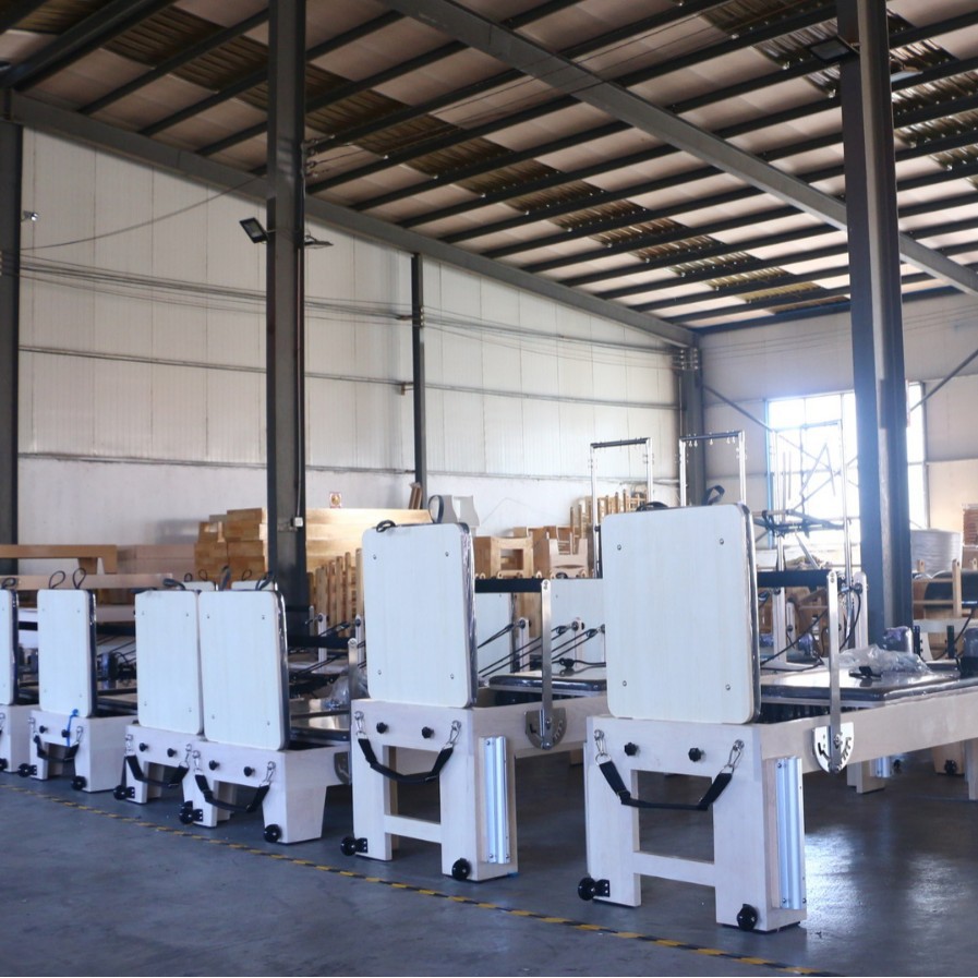 Cama pequeña de aleación de aluminio para Pilates, equipo de entrenamiento personal para estudio de yoga en casa, juego de cinco piezas, cama con núcleo de aleación de aluminio