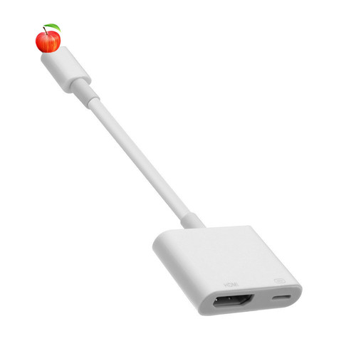 Suitable for Apple Lightning to HDMI same-screen cable, mobile phone to TV HD video converter